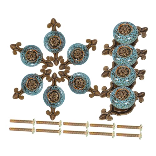 NUOBESTY 10 Stück Vintage Schubladengriffe mit Einloch Design für Küchenschränke Kleiderschränke und Kommoden Farbenfrohe für Ihre Möbel NUOBESTY 10 Stück Vintage Schubladengriffe mit Einloch Design für Küchenschränke Kleiderschränke und Kommoden Farbenfrohe für Ihre Möbel von NUOBESTY