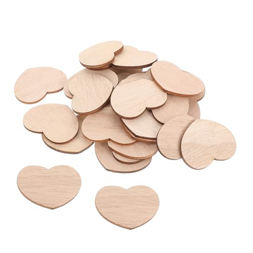 NUOBESTY 100 Stück Holzherzen zum Basteln Naturbelassene Holzscheiben in Herzform Rustikale DIY Holzdekoration für Hochzeiten Tischstreu Kunsthandwerk Leicht und Langlebig NUOBESTY 100 Stück Holzherzen zum Basteln Naturbelassene Holzscheiben in Herzform Rustikale DIY Holzdekoration für Hochzeiten Tischstreu Kunsthandwerk Leicht und Langlebig von NUOBESTY