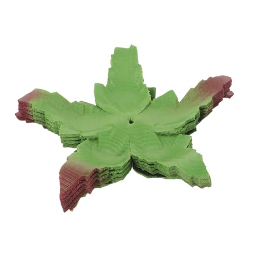 NUOBESTY 100 Stück Künstliche Grüne Stoff Kelchblätter für DIY Blumen Langlebige und Verblassungsfreie Rosenblätter Einfachen Befestigen Geeignet für Handwerk Seifenblumen Bastelbedarf von NUOBESTY