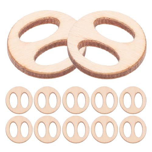 NUOBESTY 100 Stück Pom-Pom-Halter: Handgefertigte -Halter aus Holz zum Stricken von Mützen – Abnehmbare Holzknöpfe für Mützen – DIY-Strickzubehör NUOBESTY 100 Stück Pom-Pom-Halter: Handgefertigte -Halter aus Holz zum Stricken von Mützen – Abnehmbare Holzknöpfe für Mützen – DIY-Strickzubehör von NUOBESTY
