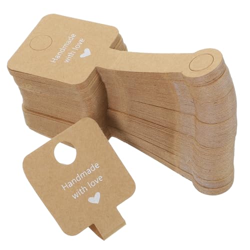 NUOBESTY 100 Stück Schmuckdisplaykarten Kraftpapier für Armbänder und Ringe Praktische Tragbare Schmuckverpackung für Geschäfte und NUOBESTY 100 Stück Schmuckdisplaykarten Kraftpapier für Armbänder und Ringe Praktische Tragbare Schmuckverpackung für Geschäfte und von NUOBESTY
