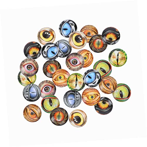 NUOBESTY 100 Stück Tieraugen-Ornament Glas-Patches Dekorativ Für Die Schmuckherstellung 12 Muster 20 Mm Größe NUOBESTY 100 Stück Tieraugen-Ornament Glas-Patches Dekorativ Für Die Schmuckherstellung 12 Muster 20 Mm Größe von NUOBESTY