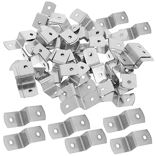 NUOBESTY 100 Stück Z Clips für Tischplatten Metallhalterungen zur Befestigung von Bilderrahmen und für Canvas und Kreuzstich Stabil und Langlebig NUOBESTY 100 Stück Z Clips für Tischplatten Metallhalterungen zur Befestigung von Bilderrahmen und für Canvas und Kreuzstich Stabil und Langlebig von NUOBESTY