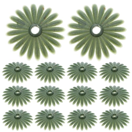 NUOBESTY 100 Stück künstliche Blumenkelche: Blumenstieladapter – grüne Kelchbasis für Blumenprojekte, Kranzherstellung, Seidenblumenarrangement-Zubehör NUOBESTY 100 Stück künstliche Blumenkelche: Blumenstieladapter – grüne Kelchbasis für Blumenprojekte, Kranzherstellung, Seidenblumenarrangement-Zubehör von NUOBESTY