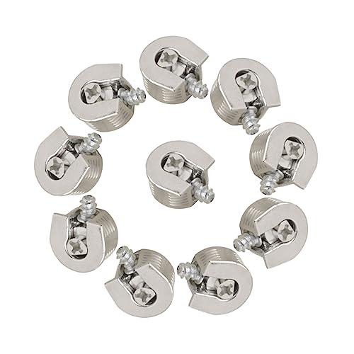NUOBESTY 10Stücke Exzenter Möbelverbinder Stabile Regalstützen für Schrank und Möbel Vielseitige Verbindungselemente für Betonanwendungen für DIY Regalsysteme NUOBESTY 10Stücke Exzenter Möbelverbinder Stabile Regalstützen für Schrank und Möbel Vielseitige Verbindungselemente für Betonanwendungen für DIY Regalsysteme von NUOBESTY