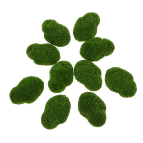 NUOBESTY 10Stücke Künstliche Moossteine für Pflanzgefäße Dekoration Fotografie Requisiten Mooswand Accessoires Lebensechte Grüne Steinimitate für Innenräume und Bastelprojekte NUOBESTY 10Stücke Künstliche Moossteine für Pflanzgefäße Dekoration Fotografie Requisiten Mooswand Accessoires Lebensechte Grüne Steinimitate für Innenräume und Bastelprojekte von NUOBESTY