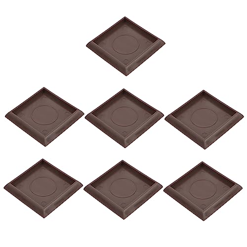 NUOBESTY 10stücke Möbelstopper Bodenschutz Für Zuhause Bettstopper Möbelpolster Rollenstopper Quadratisch Mit Greifern Für Sofas Betten Schränke von NUOBESTY