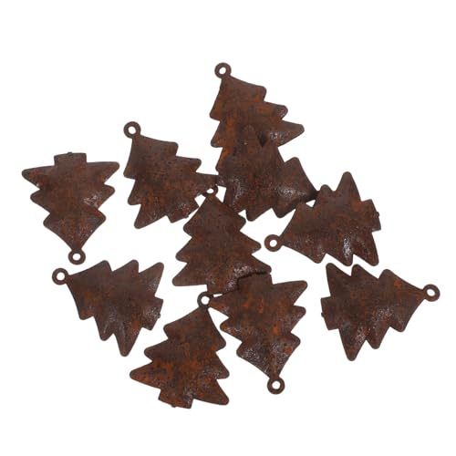 NUOBESTY 10stücke Rostige Glöckchenanhänger in Baumform Rustikale Glocken Für Kranzdeko DIY Heimwerkerprojekte Weihnachtsbaum-Ornament Hängende Weihnachtsglocken NUOBESTY 10stücke Rostige Glöckchenanhänger in Baumform Rustikale Glocken Für Kranzdeko DIY Heimwerkerprojekte Weihnachtsbaum-Ornament Hängende Weihnachtsglocken von NUOBESTY