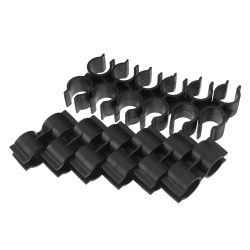 NUOBESTY 12 Stück Teiliges Doppelrohrschellen aus Robustem Kunststoff Langlebige Rohrverbinder mit Verstärkter Stabilität Einfache Montage für Ablagen Garten Garage und Lager NUOBESTY 12 Stück Teiliges Doppelrohrschellen aus Robustem Kunststoff Langlebige Rohrverbinder mit Verstärkter Stabilität Einfache Montage für Ablagen Garten Garage und Lager von NUOBESTY