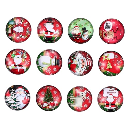 NUOBESTY 12 Stück Teiliges Glas-snap-buttons mit Weihnachtlichen Motiven Kristallklare Schmuckknöpfe für Diy-armbänder Halsketten Kleidung und Accessoires Langlebig und Vielseitig NUOBESTY 12 Stück Teiliges Glas-snap-buttons mit Weihnachtlichen Motiven Kristallklare Schmuckknöpfe für Diy-armbänder Halsketten Kleidung und Accessoires Langlebig und Vielseitig von NUOBESTY
