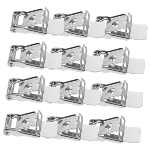 NUOBESTY 12 Stück Teiliges Hochhärte Federclips für Einbauleuchten Halterung für Downlight Panel Stabile Lampenbefestigung für Innenbeleuchtung Geeignet für Wohn und Geschäftsräume von NUOBESTY