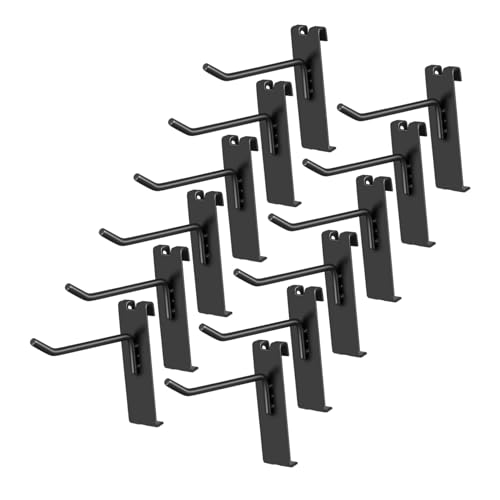 NUOBESTY 12 Stück Teiliges Metall Grid Wandhaken Robuste Gitterwandhaken mit Gebogenem Verschluss und Verdicktem Fuß Vielseitig für Verkaufsdisplays Büroorganisation Schnelle Montage NUOBESTY 12 Stück Teiliges Metall Grid Wandhaken Robuste Gitterwandhaken mit Gebogenem Verschluss und Verdicktem Fuß Vielseitig für Verkaufsdisplays Büroorganisation Schnelle Montage von NUOBESTY