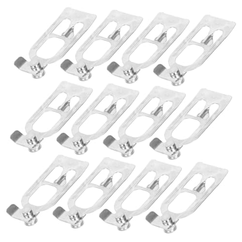 NUOBESTY 12 Stück Teiliges Palettenregal Sicherheitsclips aus Carbonstahl Beam Locker Racking Verbinder Teardrop Lagerregal Sicherungsstifte für Stabile Lagerregale von NUOBESTY