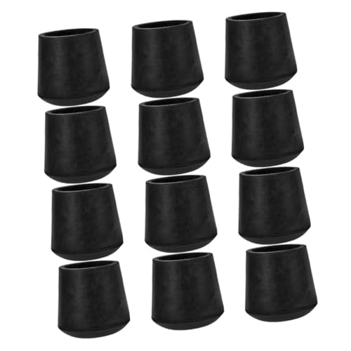 NUOBESTY 12stücke Trampolin-fußpolster Trampolin-fußabdeckung Trampolin-beinkappe rutschfeste Trampolinteile Gummi-Trampolin-beinabdeckung Installieren Entfernen von NUOBESTY