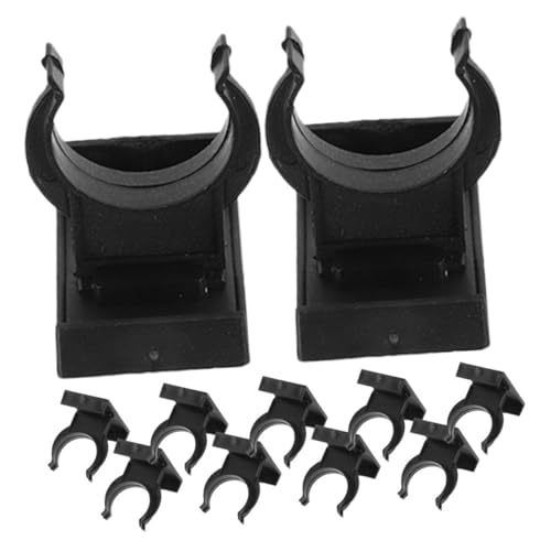 NUOBESTY 15 Sätze Teiliges Verstellbare Plinth-clip-kickerverbinder für Küchenschränke Rutschfeste Sockelleistenclips zur Stabilen Befestigung von Möbeln und Tischbeinen von NUOBESTY