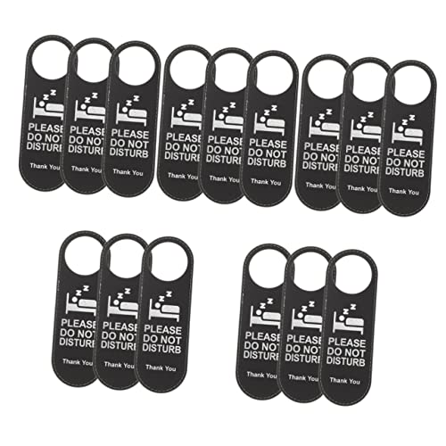 NUOBESTY 15 Stück Hoteltürschild "Do Not Trouble", Bürotürschild für Bürotür, Schild "Nicht stören" NUOBESTY 15 Stück Hoteltürschild "Do Not Trouble", Bürotürschild für Bürotür, Schild "Nicht stören" von NUOBESTY