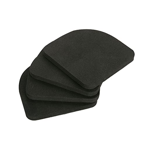 NUOBESTY 16 Stück Teiliges Antivibrations Waschmaschinen Stoßdämpfende Unterlagen Öl Korrosionsbeständig Vielseitige Gummipads in Schwarz für Elektrogeräte und Möbel von NUOBESTY