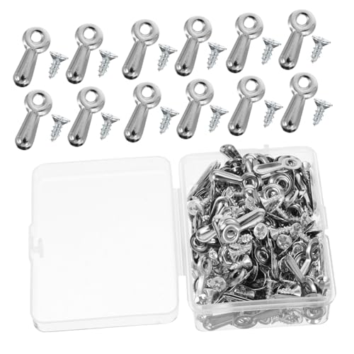 NUOBESTY 160 Stück Teiliges Backboard Buckle Schrauben Drehbare Halterungen Stabile Befestigungsklammern für Rückwände Schnelle Installation und Langlebigkeit Silberfarben NUOBESTY 160 Stück Teiliges Backboard Buckle Schrauben Drehbare Halterungen Stabile Befestigungsklammern für Rückwände Schnelle Installation und Langlebigkeit Silberfarben von NUOBESTY