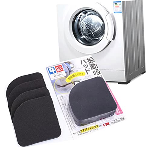 NUOBESTY 16stücke Antivibrationsmatte Für Waschmaschinen Vibrationsisolationspads Schwarze Pads Stoßdämpfend Und Schallisolierend Einfach Anzuwenden von NUOBESTY