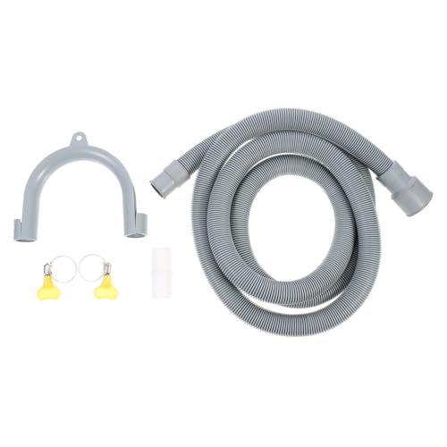 NUOBESTY 1Satz Ablaufschlauch für Waschmaschine Flexibles Drainageschlauch Zubehör mit Anschlussstück Verstellbaren Schlauchklemmen und Halterung Hochwertiges Material NUOBESTY 1Satz Ablaufschlauch für Waschmaschine Flexibles Drainageschlauch Zubehör mit Anschlussstück Verstellbaren Schlauchklemmen und Halterung Hochwertiges Material von NUOBESTY