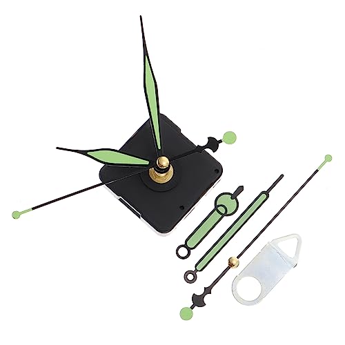 NUOBESTY 1Satz DIY Uhrwerk Mit Leuchtenden Zeigern Austausch Mechanismus Für Wanduhr Und Langlebig Für Reparatur Batterie von NUOBESTY