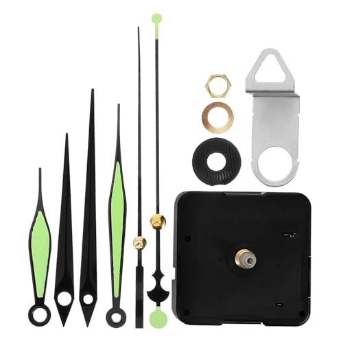 NUOBESTY 1Satz DIY Uhrwerk mit Geräuschlosem Mechanismus und Zeigersets für Wanduhr Reparatur und Bastelprojekte Präzise Zeitmessung und Design Kompatibel von NUOBESTY