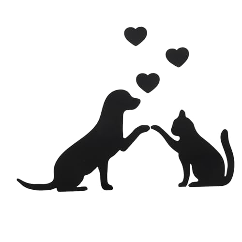 NUOBESTY Selbstklebende Katzen Hund Spiegel Wandaufkleber Selbstgemacht Wandsticker für Wohnzimmer Küche Schlafzimmer Entfernbare Wanddekoration mit Spiegeleffekt NUOBESTY Selbstklebende Katzen Hund Spiegel Wandaufkleber Selbstgemacht Wandsticker für Wohnzimmer Küche Schlafzimmer Entfernbare Wanddekoration mit Spiegeleffekt von NUOBESTY