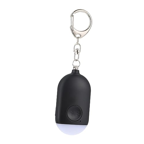 NUOBESTY 1Satz Tragbarer Alarm Für Frauen Persönlicher Selbstverteidigungs Schlüsselbund Mit LED Taschenlampe Für Outdoor Aktivitäten von NUOBESTY