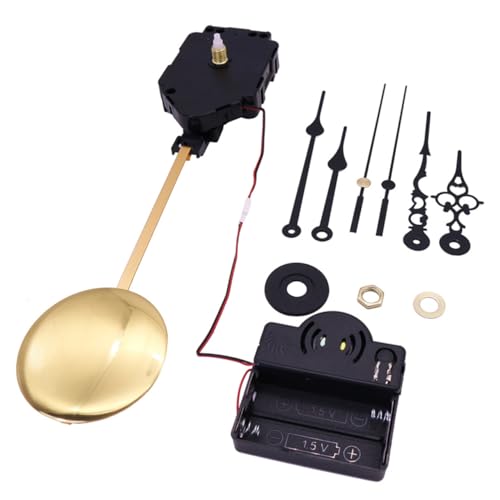 NUOBESTY Pendel-uhrwerk Reparaturset Mit Musikantrieb DIY Mechanismus Für Wanduhr Musikuhr Verschiedene Zeiger-längen Lautloses Quarzwerk Mit Pendel Für Kreative Uhrgestaltungen von NUOBESTY