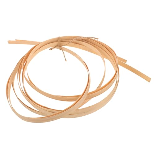 NUOBESTY 2 Rollen Bambusstreifen für Handwerksprojekte Flache Streifen Natürlichem Material zum Basteln von Körben und Dekorationen Einfach zu Formen und Vielseitig Einsetzbar NUOBESTY 2 Rollen Bambusstreifen für Handwerksprojekte Flache Streifen Natürlichem Material zum Basteln von Körben und Dekorationen Einfach zu Formen und Vielseitig Einsetzbar von NUOBESTY