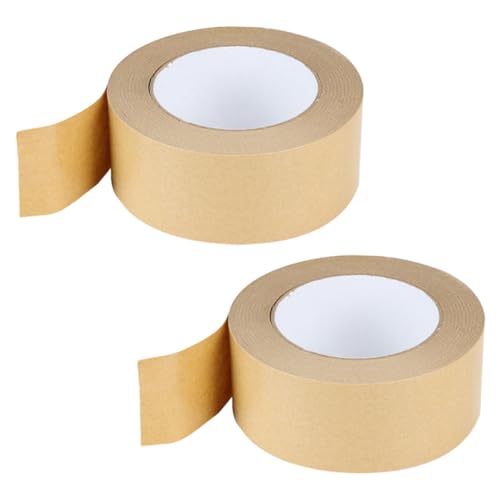 NUOBESTY 2 Rollen Kraftpapier Verpackungsband Wasserdichtes Hochklebendes Packband für Haushalt und Kartonversiegelung Reißfest Umweltfreundlich für Wellpappe und DIY anwendungen NUOBESTY 2 Rollen Kraftpapier Verpackungsband Wasserdichtes Hochklebendes Packband für Haushalt und Kartonversiegelung Reißfest Umweltfreundlich für Wellpappe und DIY anwendungen von NUOBESTY