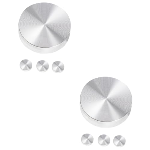 NUOBESTY 2 Sätze Aluminium Rundscheibe Adapter Robuster Aluminiumlegierung Disk Für Glastische Couchtische Und Vitrinen Leicht Und Tragbar Vielseitig Einsetzbar Rundform 4 Stück * 2 NUOBESTY 2 Sätze Aluminium Rundscheibe Adapter Robuster Aluminiumlegierung Disk Für Glastische Couchtische Und Vitrinen Leicht Und Tragbar Vielseitig Einsetzbar Rundform 4 Stück * 2 von NUOBESTY