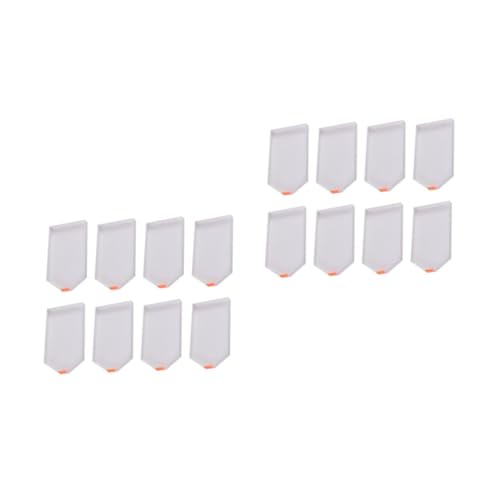 NUOBESTY 2 Sätze Diamant-Stich-Fach Nail Decoration Diamantmalerei Werkzeug Tablett Zum Malen Von Perlen Tablett Mit Diamantstickerei Kreuzstich-Fach Weiß 8 Stück * 2 von NUOBESTY