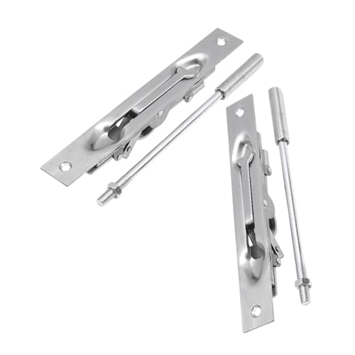 NUOBESTY 2 Sätze Edelstahl Türsicherungsbolzen Verdeckte Schiebelock für Holz und Verbundtüren Robust und Langlebig Sicherer Türriegel für Einbruchschutz Einfache Montage für Haus und NUOBESTY 2 Sätze Edelstahl Türsicherungsbolzen Verdeckte Schiebelock für Holz und Verbundtüren Robust und Langlebig Sicherer Türriegel für Einbruchschutz Einfache Montage für Haus und von NUOBESTY
