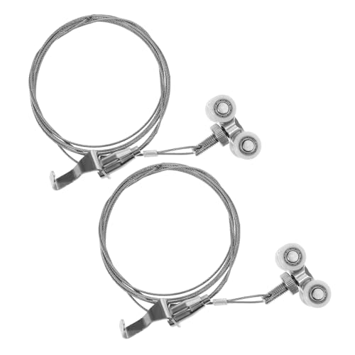 NUOBESTY 2 Sätze Einstellbares Drahtseil Hängesystem für Bilder mit Robustem Haken Aufhängen von Kunstwerken und Spiegeln NUOBESTY 2 Sätze Einstellbares Drahtseil Hängesystem für Bilder mit Robustem Haken Aufhängen von Kunstwerken und Spiegeln von NUOBESTY