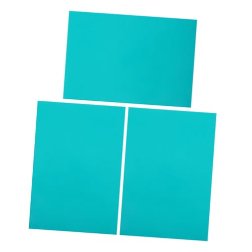 NUOBESTY 2 Sätze Gummifolie Gravieren Kinderschnitzteller Rotierende Schneidematte Handwerk Machen Matte Scrapbooking-Projekt Bastelmatte Scrapbooking-tischset Green PVC 3 Stück * 2 von NUOBESTY
