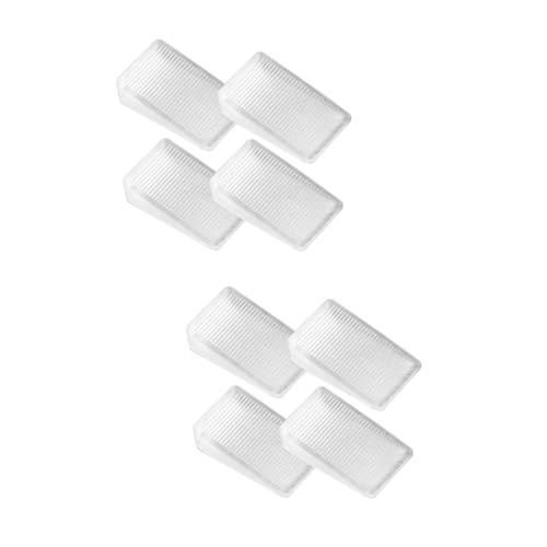 NUOBESTY 2 Sätze Möbelabstandshalter Tischkeile Erziehen Sofa Fußnivellierer Für Möbel Nivellierscheiben Ausgleichsscheiben Und Keile Zum Nivellieren Shim Gummi Transparent 4 Stück * 2 von NUOBESTY