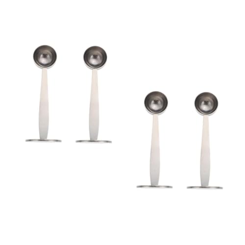 NUOBESTY 2 Sätze Multifunktionale Tamper Löffel Aus Praktische Kaffeepresser Und Messlöffel Für Perfekten Kaffeegenuss Für Kaffeezubereitung 2 Stück * 2 von NUOBESTY