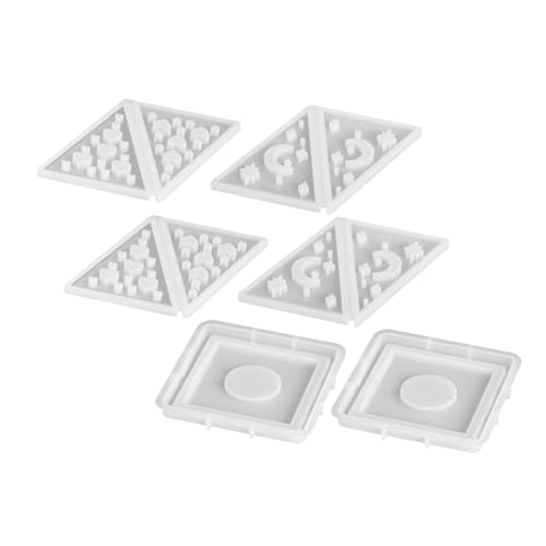 NUOBESTY 2 Sätze Pyramid Kerzenhalter Silikonformen Diy Teelichthalter Mond Stern und für Epoxidharz Basteln Hochzeitsdekoration und Heimdekoration NUOBESTY 2 Sätze Pyramid Kerzenhalter Silikonformen Diy Teelichthalter Mond Stern und für Epoxidharz Basteln Hochzeitsdekoration und Heimdekoration von NUOBESTY