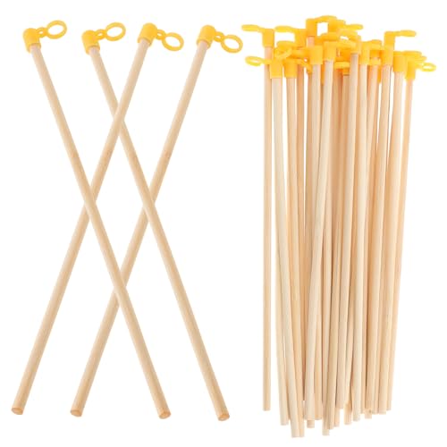 NUOBESTY 2 Sätze Teiliges Handliche Laternenstäbe Holz Stabile Laternenstangen Für Papierlaternen Leicht Kompakt Und Langlebig Als Diy Laternenzubehör Für Gartenlaternen 35 Stücke * 2 von NUOBESTY