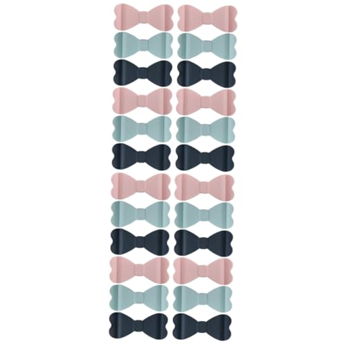 NUOBESTY 2 Sätze Teiliges Kabelmanagement Bowknot Kabelhalter Selbstklebend Ohne Bohren Für Schreibtisch Und Wand Kompakter Leichter Kabel Organizer Mit Starkem Halt Und 12 Stück * 2 von NUOBESTY