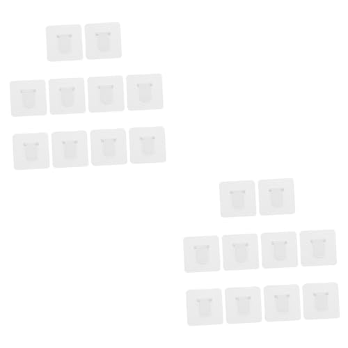 NUOBESTY 2 Sätze Transparente Regaltrennstecker Teiliges Selbstklebend Ohne Bohren Für Schränke Wände Vielseitig Einsetzbar Rückstandslos Entfernbar Stabil 10 Stück * 2 von NUOBESTY