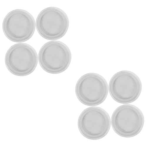 NUOBESTY 2 Sätze Waschmaschinenfüße rutschfeste Antivibrationsmatten Gummifüße Zur Geräuschreduzierung Und Stabilisierung Für Waschmaschine Und Möbel TPR Rubber Pads 4 Stück * 2 von NUOBESTY