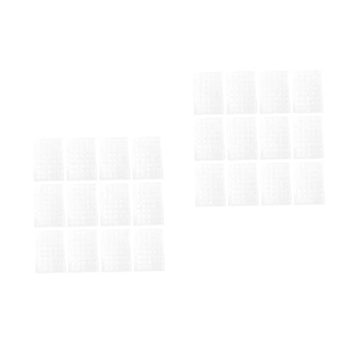 NUOBESTY 2 Sätze Wc-sitzkissen Pads Klares Stopperpad Schalldämpfendes Pad Klare Stoßfänger Türpolster, Um EIN Zuschlagen Zu Verhindern Türpuffer Kieselgel 80 Stück * 2 von NUOBESTY