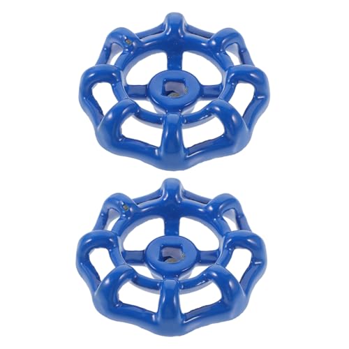 NUOBESTY 2 Stck Gussstahl Wasserhahn Ersatzventil Handrad Robustes Absperrventil Handgriff für Gartenschlauch und Wasserleitung Reparatur von NUOBESTY