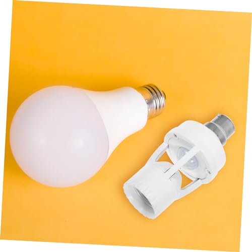 NUOBESTY 2 Stck Infrarot Lampenfassung mit Bewegungssensor zu Adapter Langlebiger Lampenhalter für Flur und Einfache Installation Energiesparend und Robust Geeignet von NUOBESTY