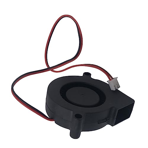 NUOBESTY 2 Stück 5015 Super Silent Cooling Fan Lüfter Oszillierende Tragbare Blow Wiederaufladbare Kühler Auspuff Hydraulisches Lager Frontlüfter Hydraulische Hülse Frontlüfter Schwarz von NUOBESTY