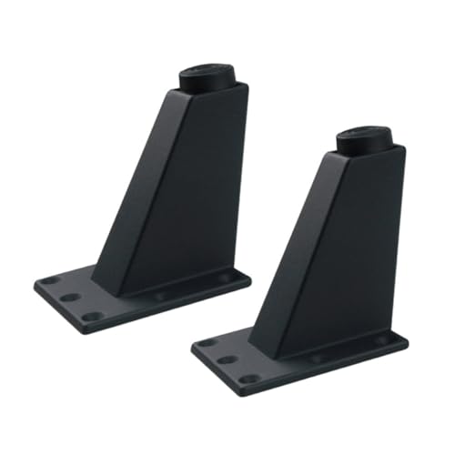NUOBESTY 2 Stück Adjustable Furniture Feet Aluminiumlegierung Rutsch Möbelbeine für Tv Schränke Tische Nachttische Stabil und Tragfähig von NUOBESTY