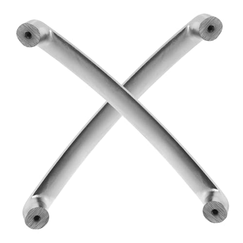 NUOBESTY 2 Stück Aluminiumlegierung Möbelgriffe Schubladengriffe für Küchenschränke und Kommoden Lochabstand Gebürstet Langlebig Leicht Montierbar Moderne Türgriffe von NUOBESTY