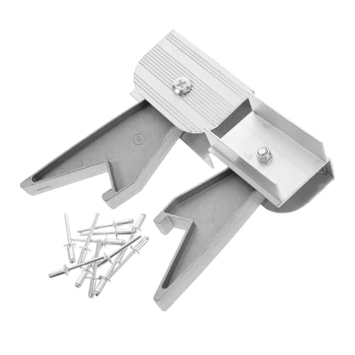 NUOBESTY 2 Stück Aluminiumlegierung Teleskopleiter Haken Stabilizer Ersatzteile für Haushaltsleitern Langlebig und Robust Sicheres Design für Zuverlässige Nutzung von NUOBESTY